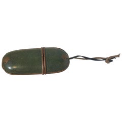 18th Century Green Shagreen Eye Glass Case