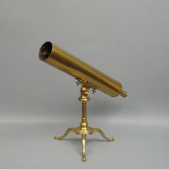 18th Century Gregorian Brass Telescope By Springer Of Bristol