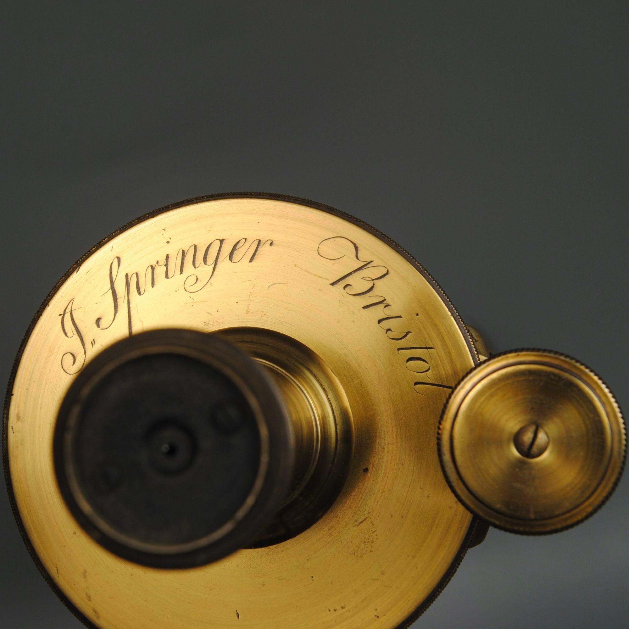 Telescope Gregorian en laiton du 18ème siècle par Springer Of Bristol Bon état - En vente à Lincolnshire, GB