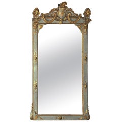 Antique 18th Century Gustavian Baroque Mirror of Swedish Origin