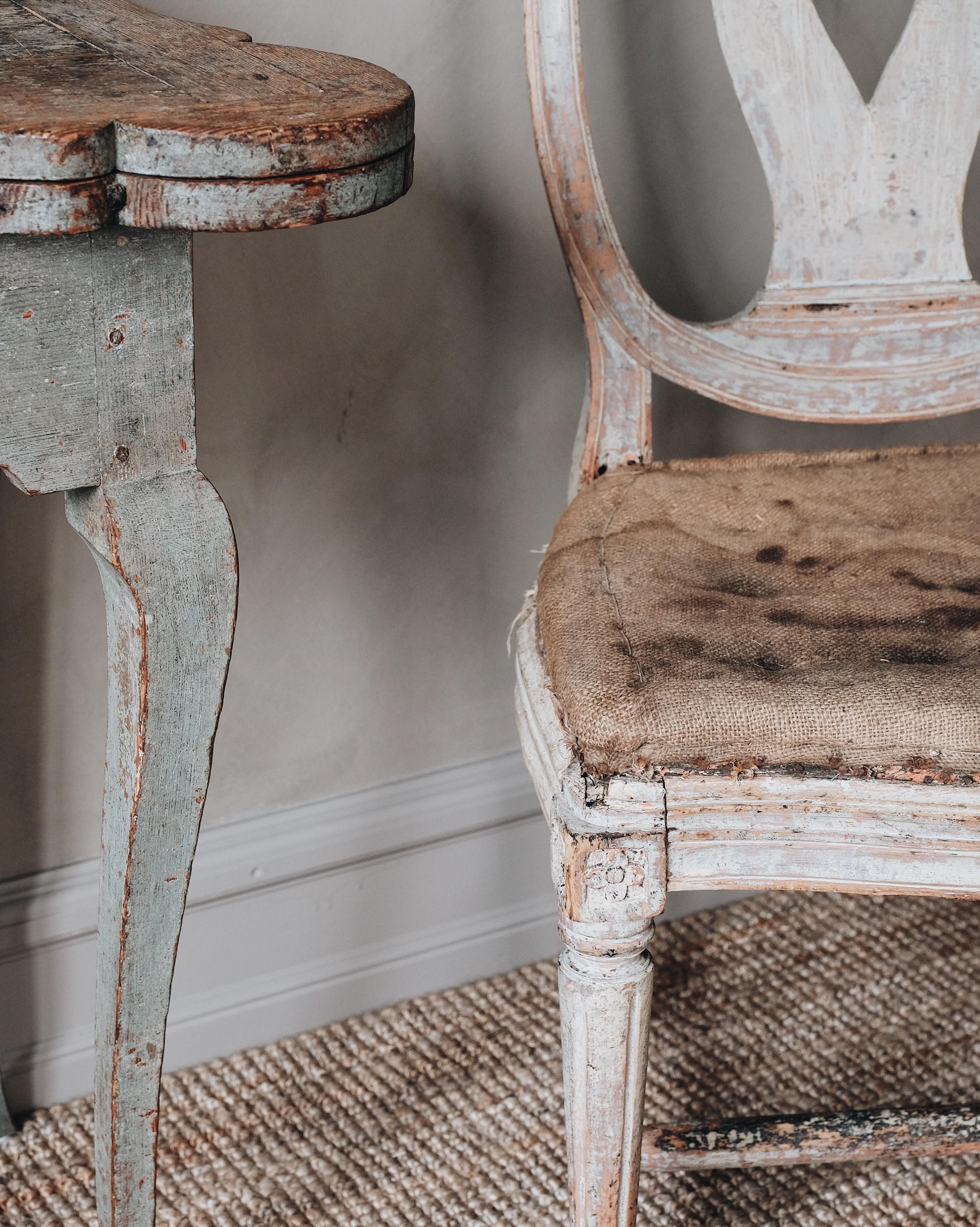 Fine 18th Century Scandinavian Gustavian Chair For Sale 4