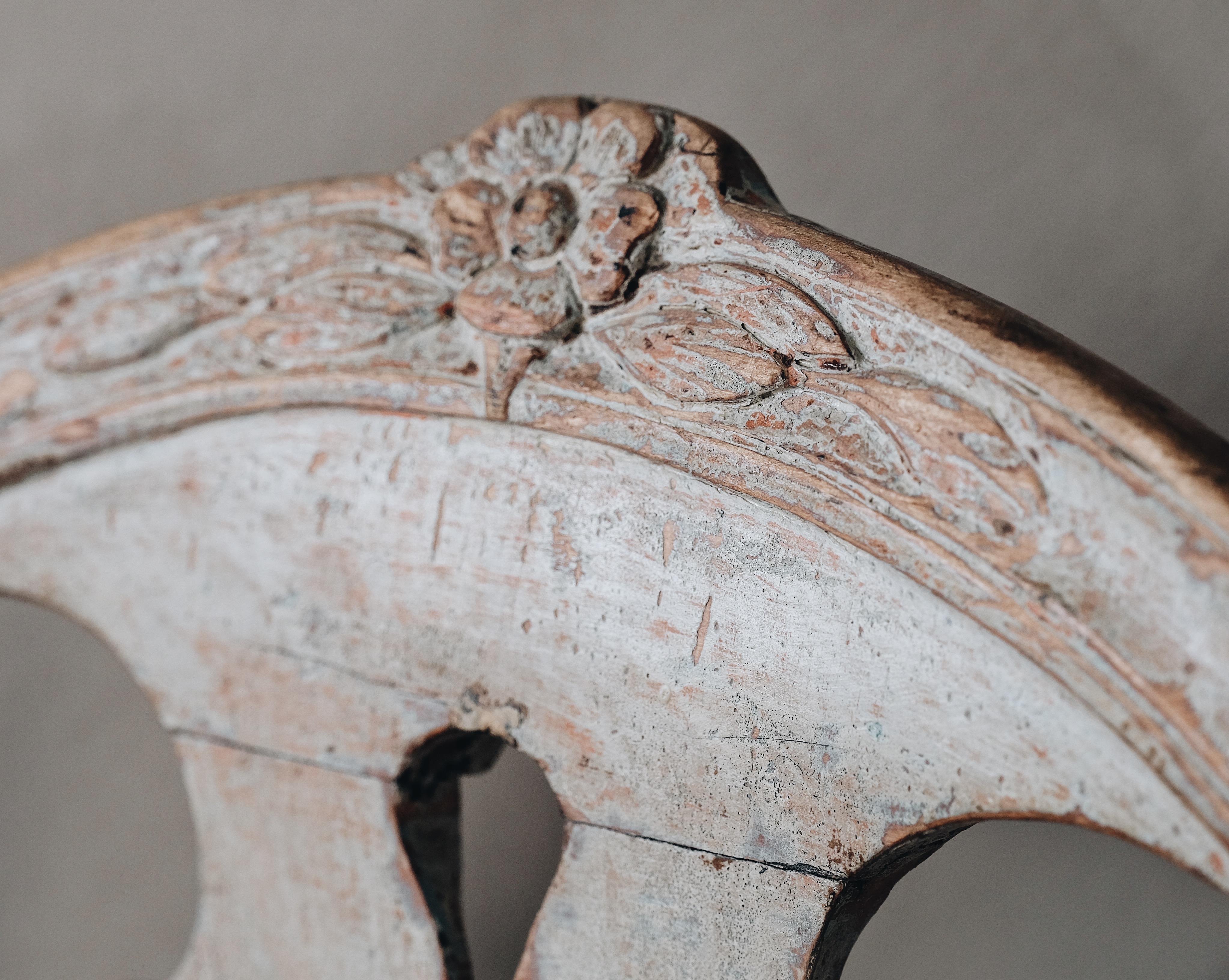 Fine 18th Century Scandinavian Gustavian Chair For Sale 1