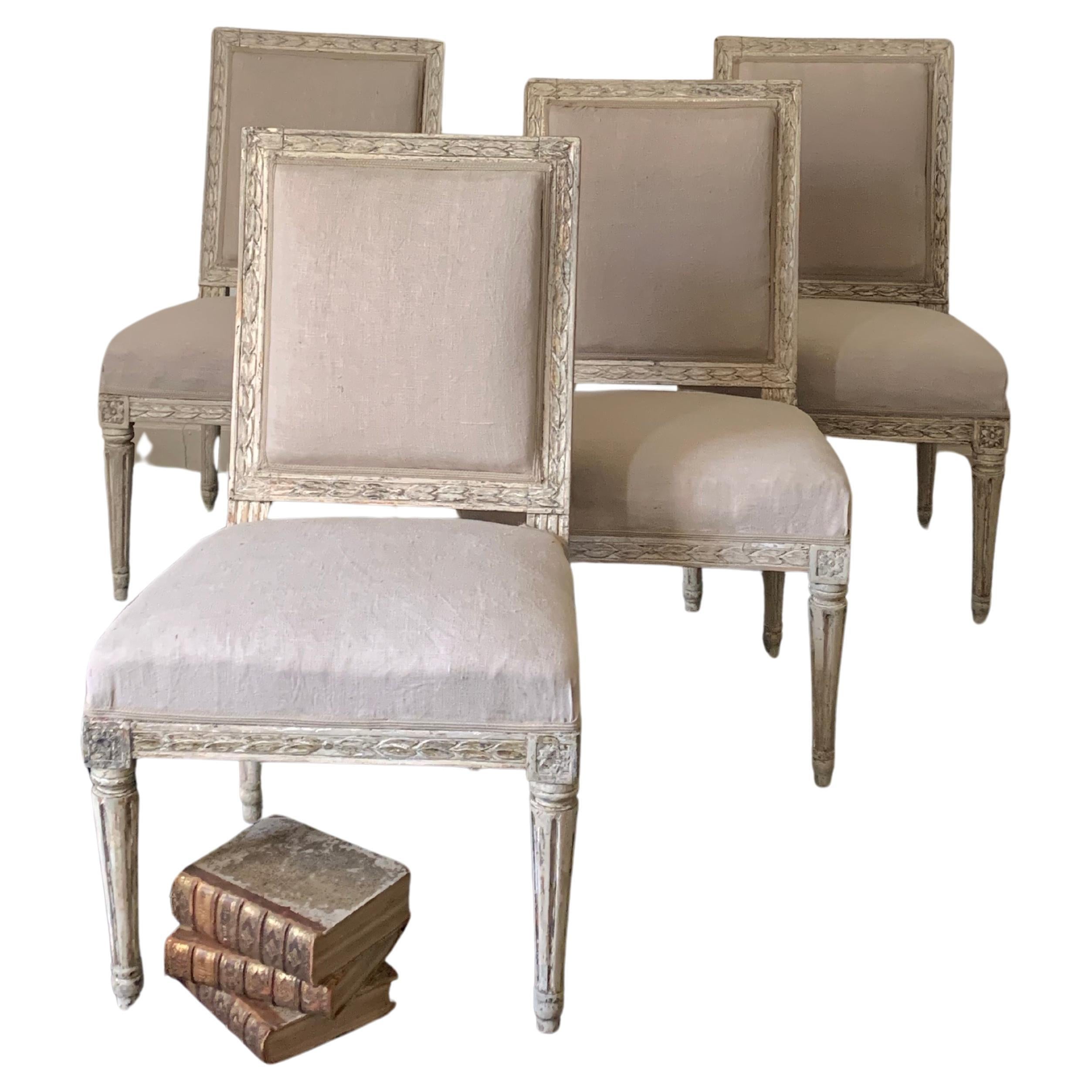 18th Century Gustavian Chairs For Sale