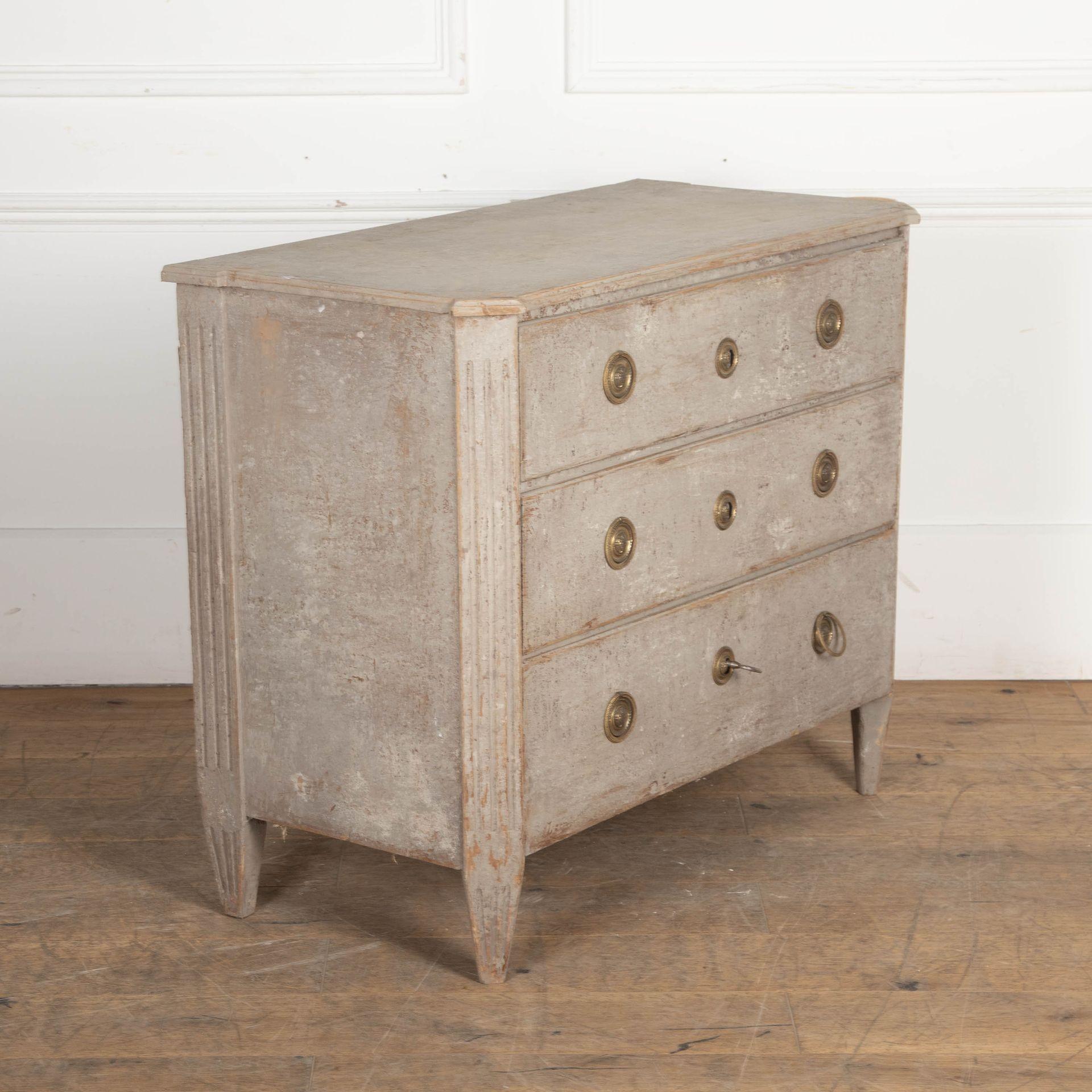 Pine 18th Century Gustavian Commode For Sale