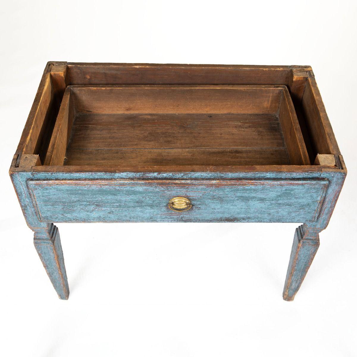 19th Century 18th Century Gustavian Console Table from Northern Sweden For Sale