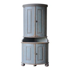 18th Century Gustavian Corner Cabinet