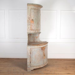 18th Century Gustavian Corner Cupboard