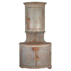 18th Century Gustavian Corner Cupboard