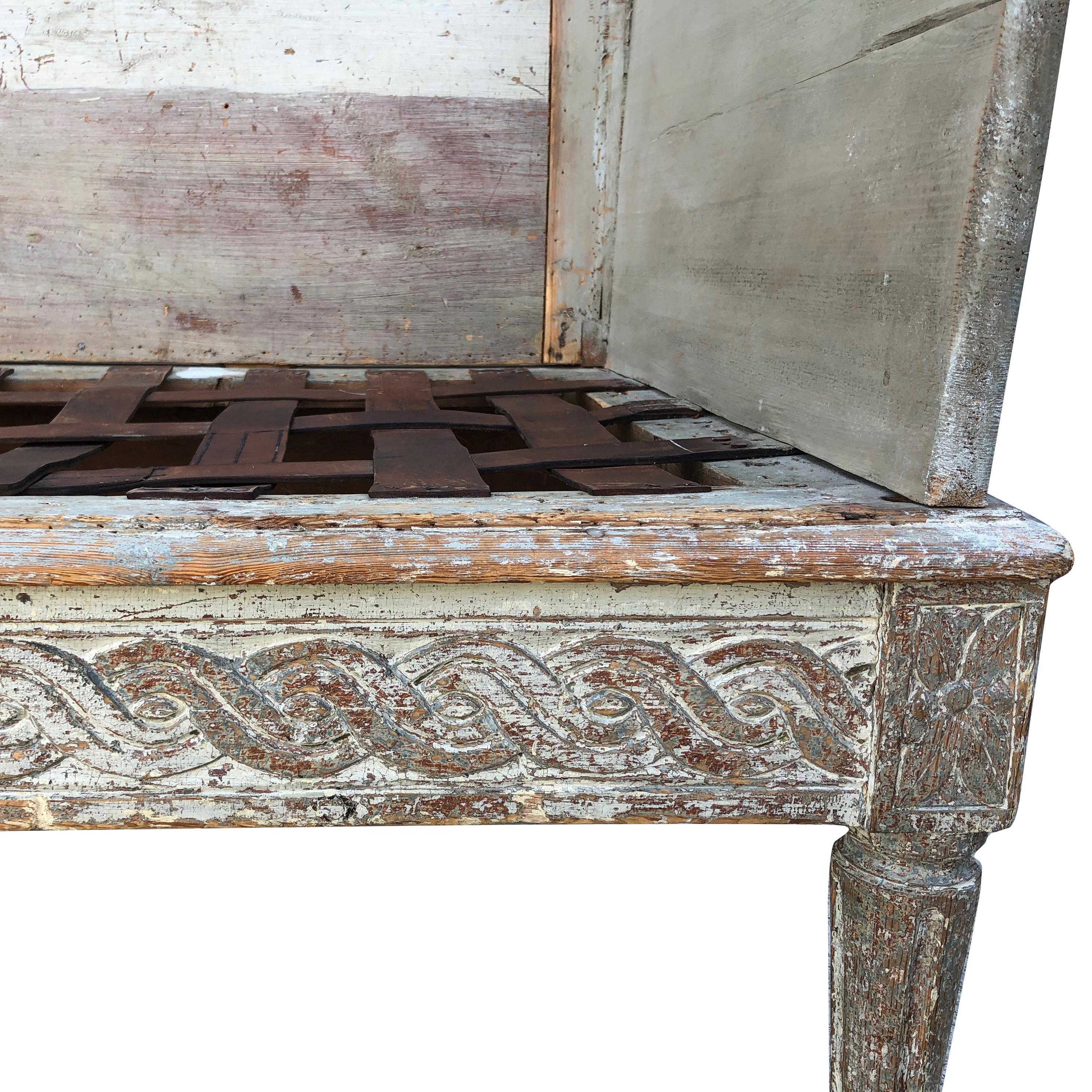 Pine 18th Century Gustavian Daybed
