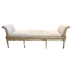 Letto da giorno gustaviano del XVIII secolo