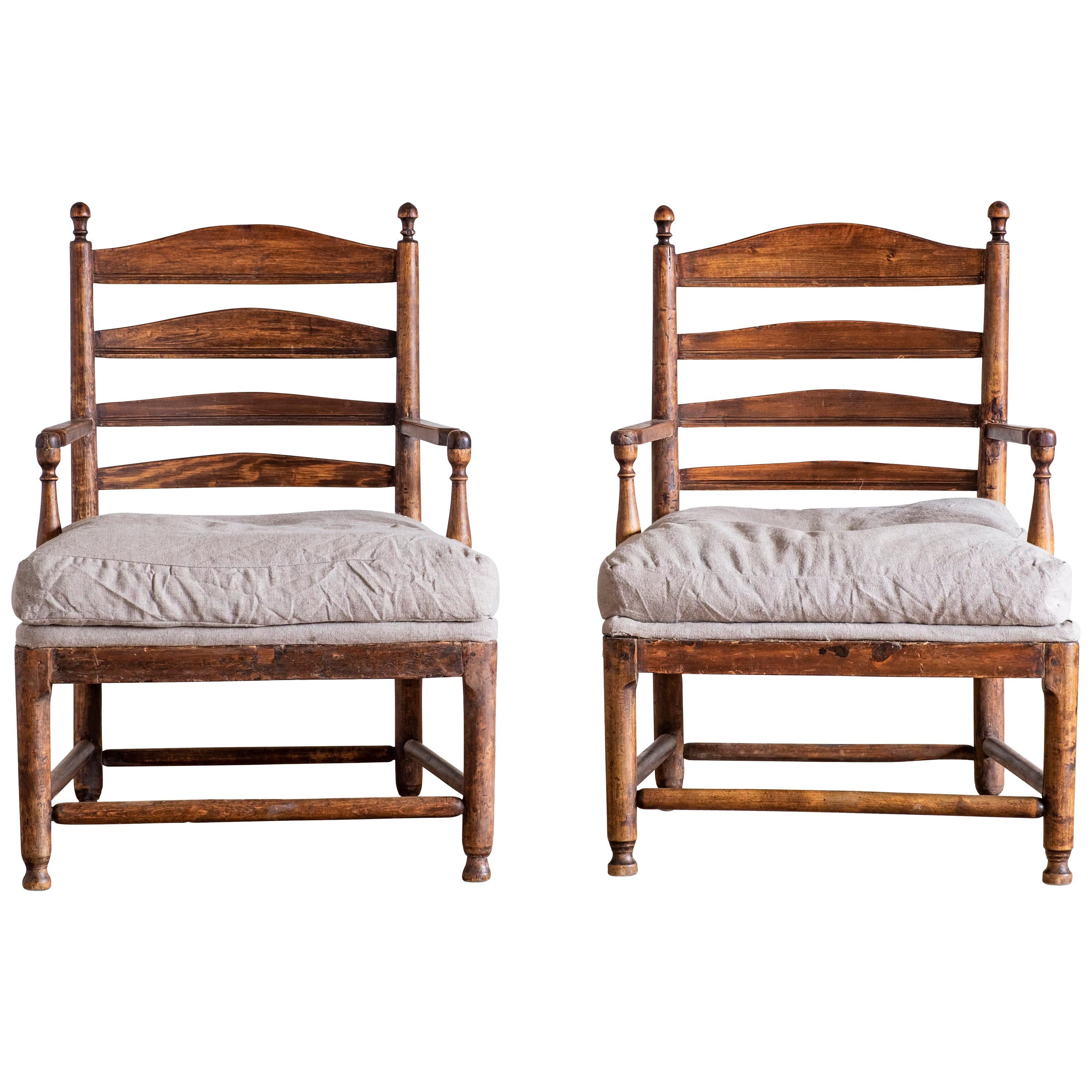 18th Century Gustavian Gripsholm Armchairs