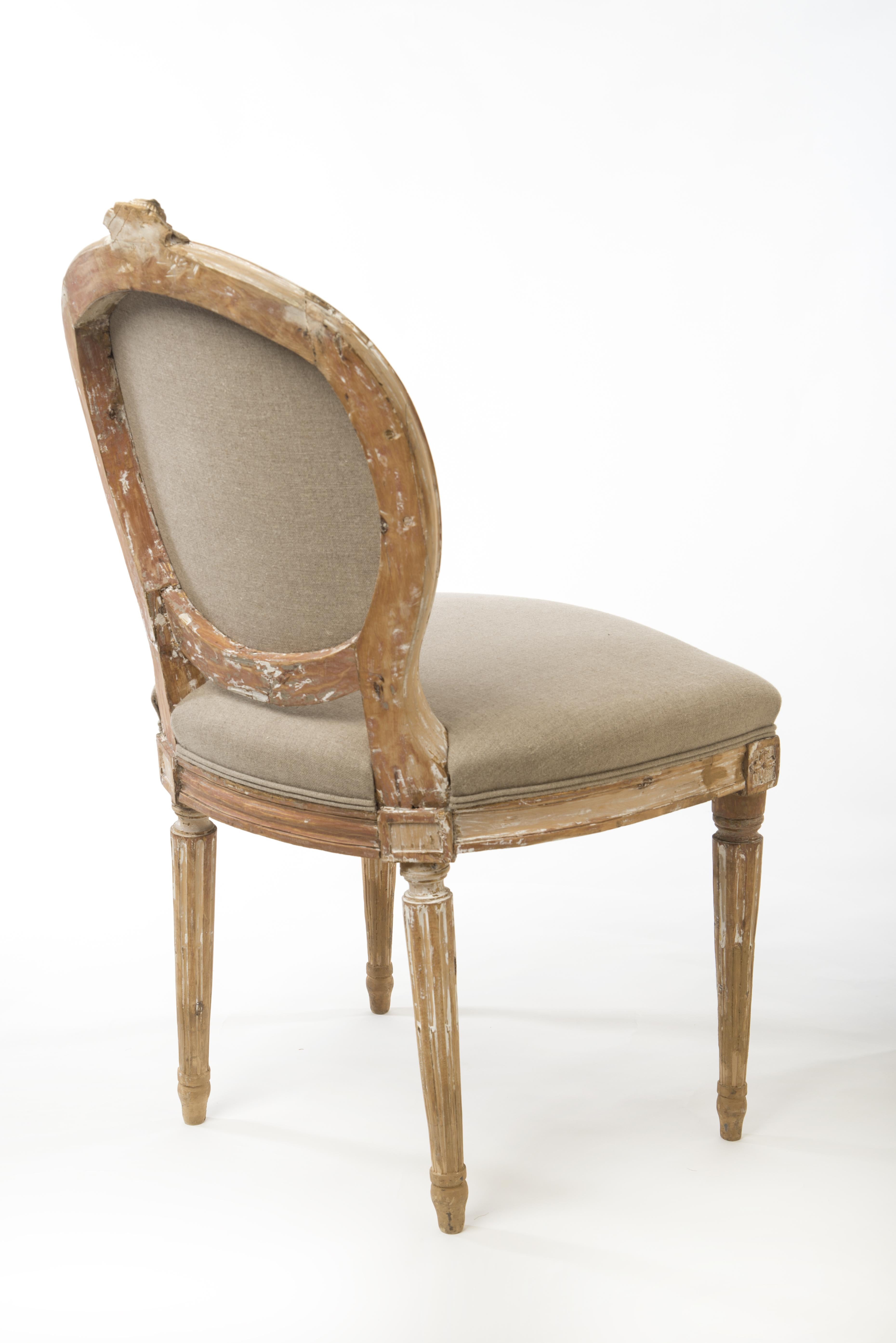 18th Century Gustavian Side Chair In Good Condition For Sale In Hamburg, Hamburg