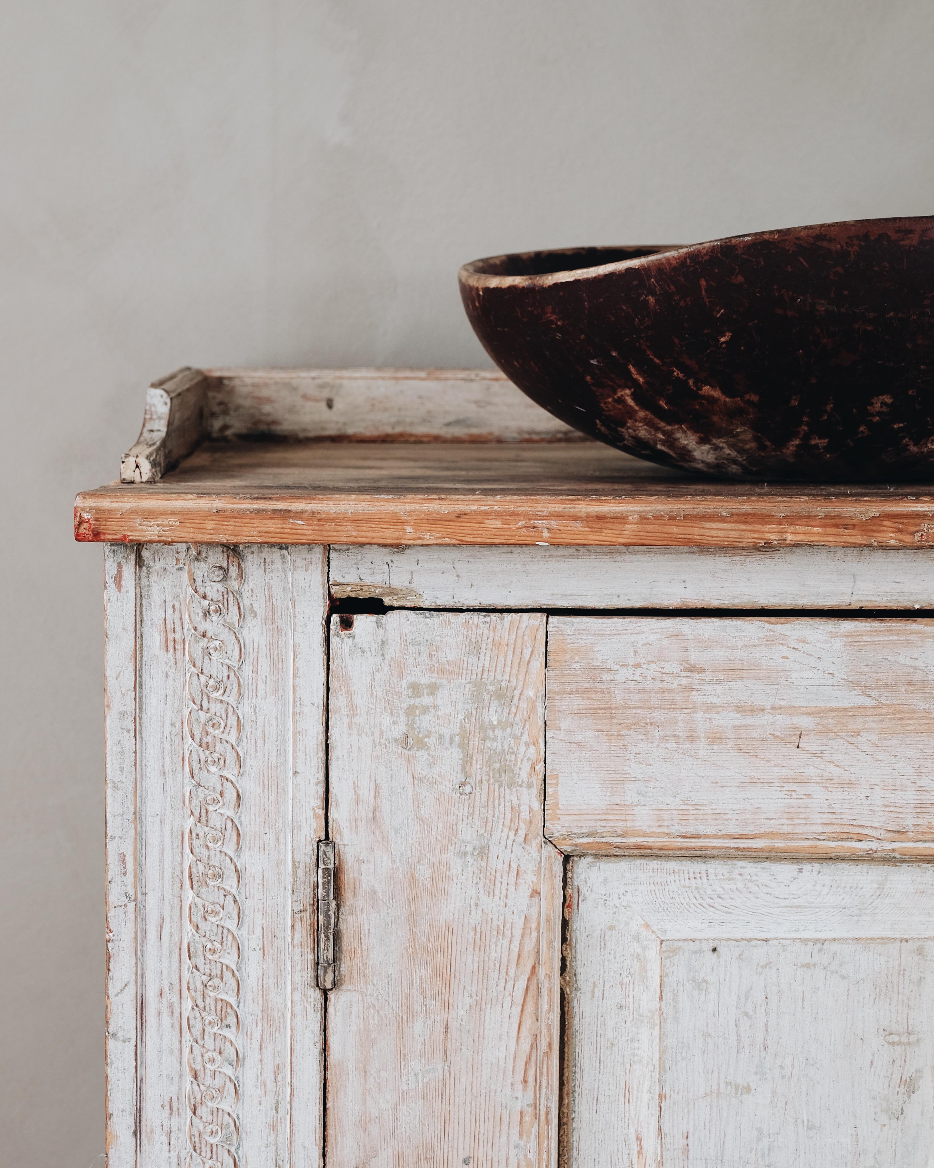 Hand-Painted 18th Century Gustavian Sideboard