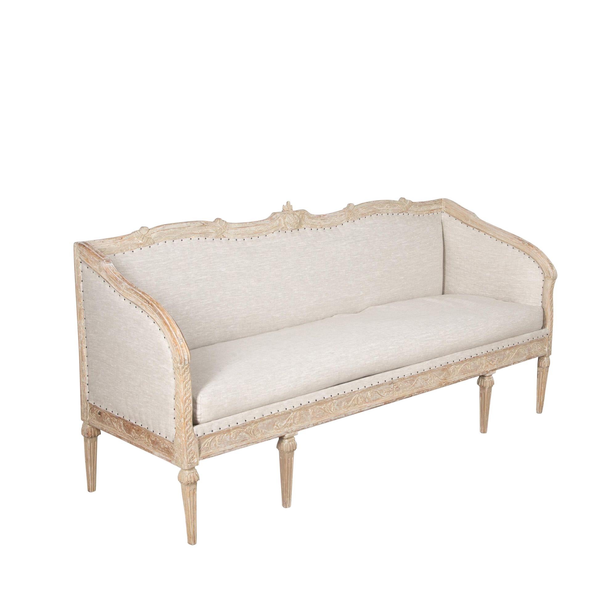 Gustavianisches Sofa aus dem 18. im Angebot 4