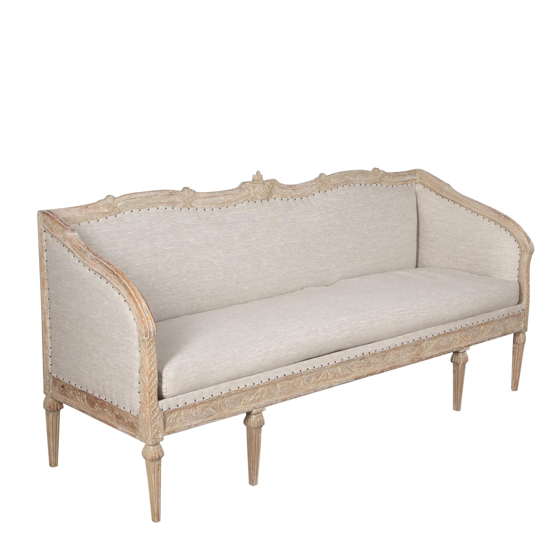 18th Century Gustavian Sofa For Sale 3