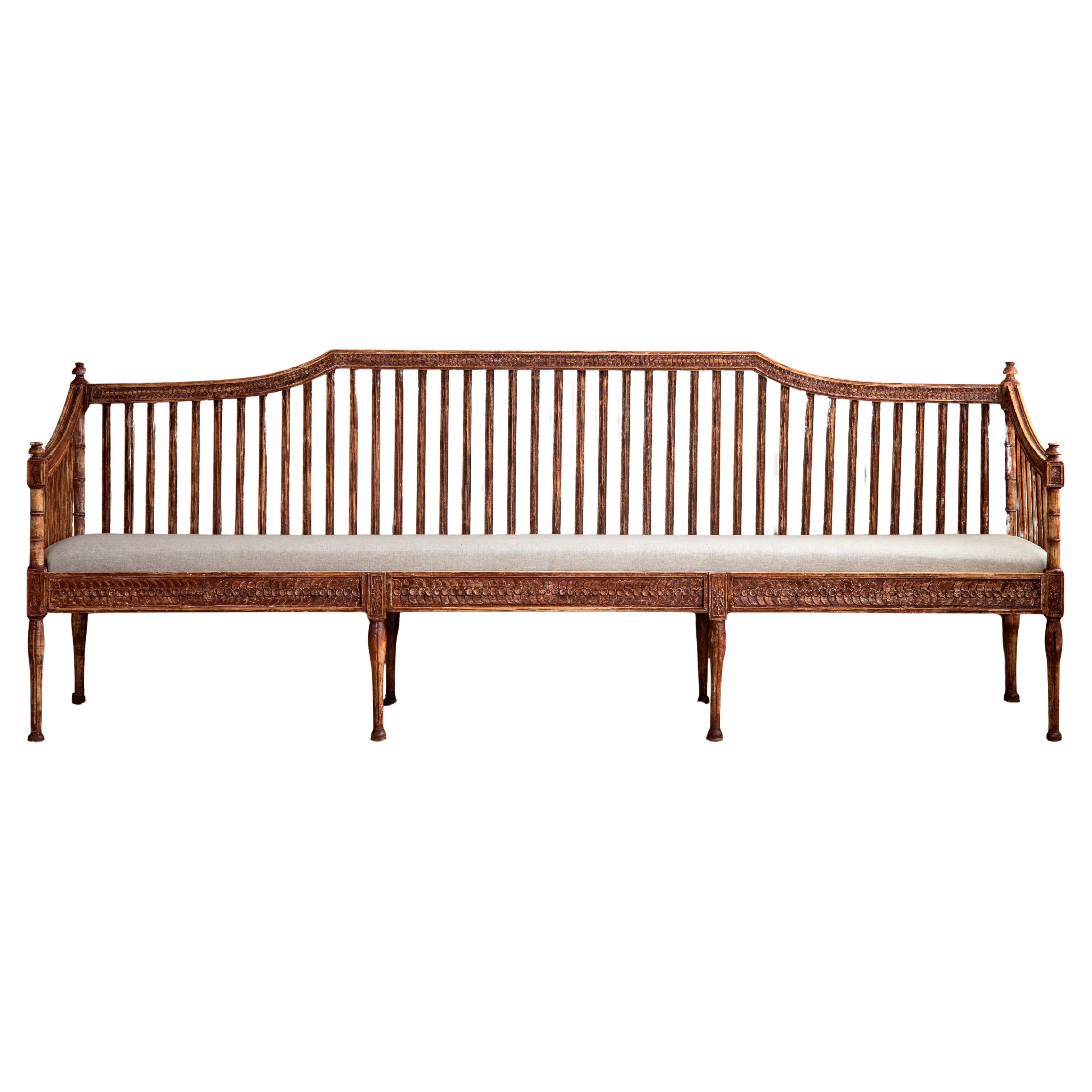 Canapé Gustavien du 18ème siècle en vente