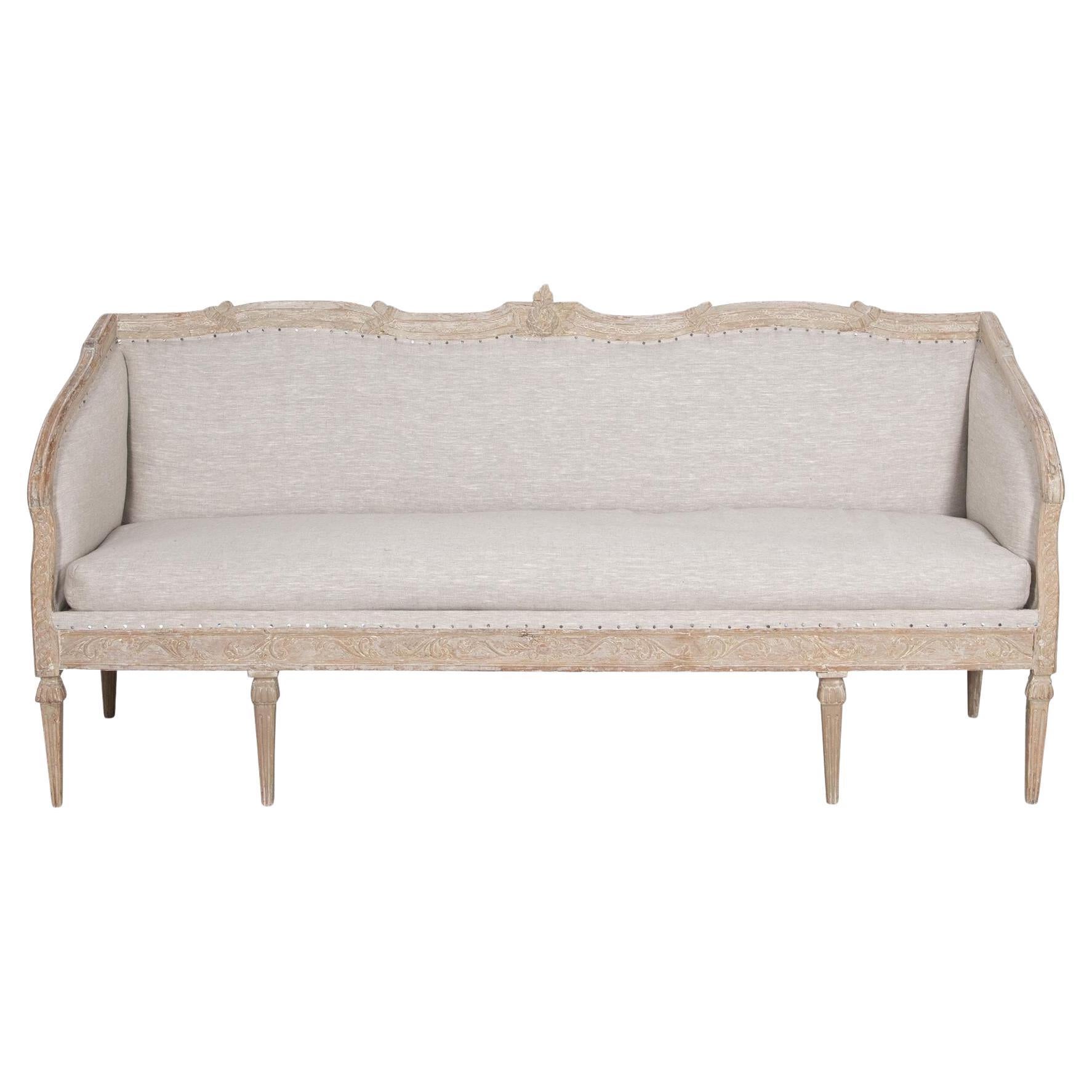 18th Century Gustavian Sofa For Sale