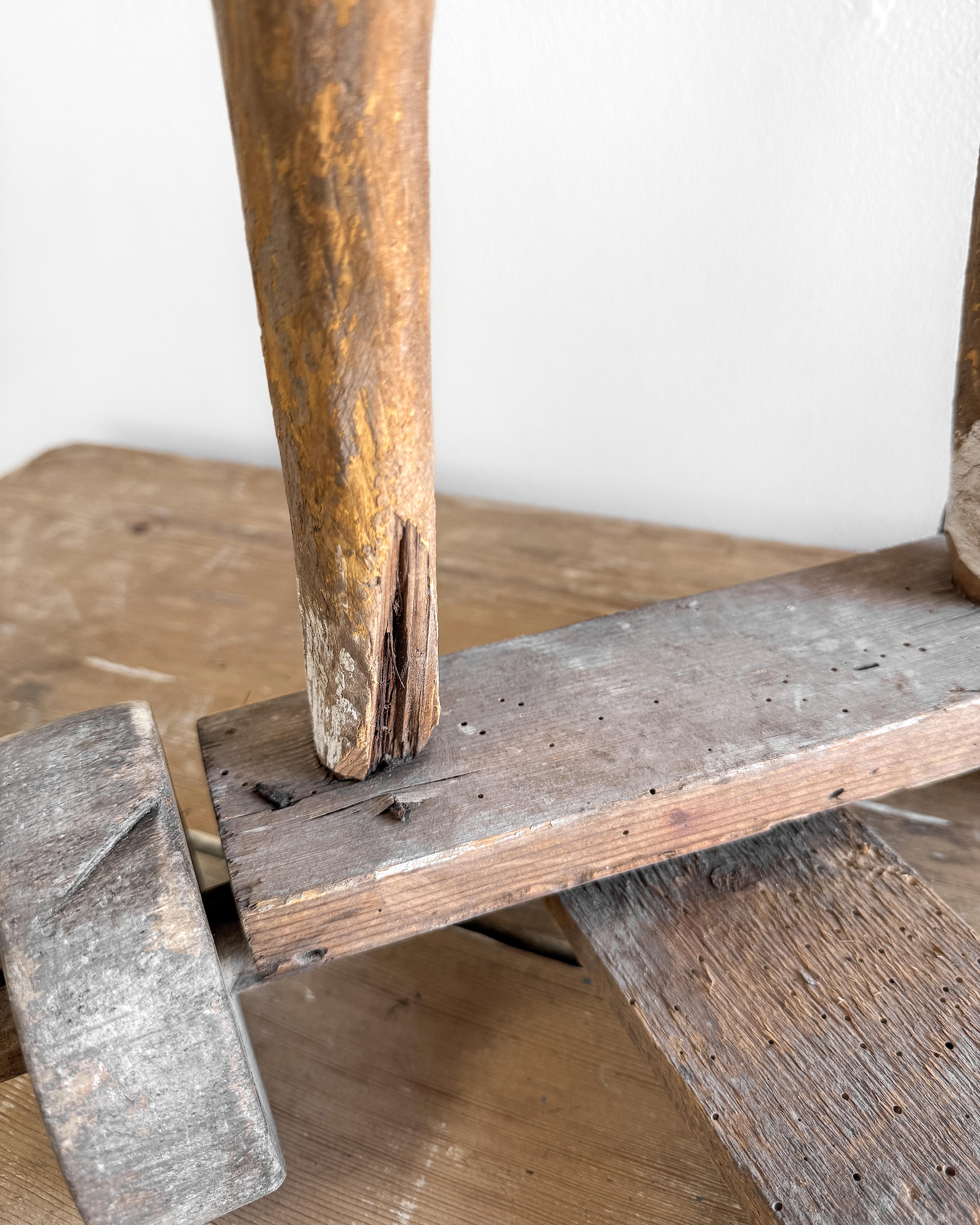 Gustavianisches Holzpferd auf Rädern aus dem 18. Jahrhundert im Angebot 14