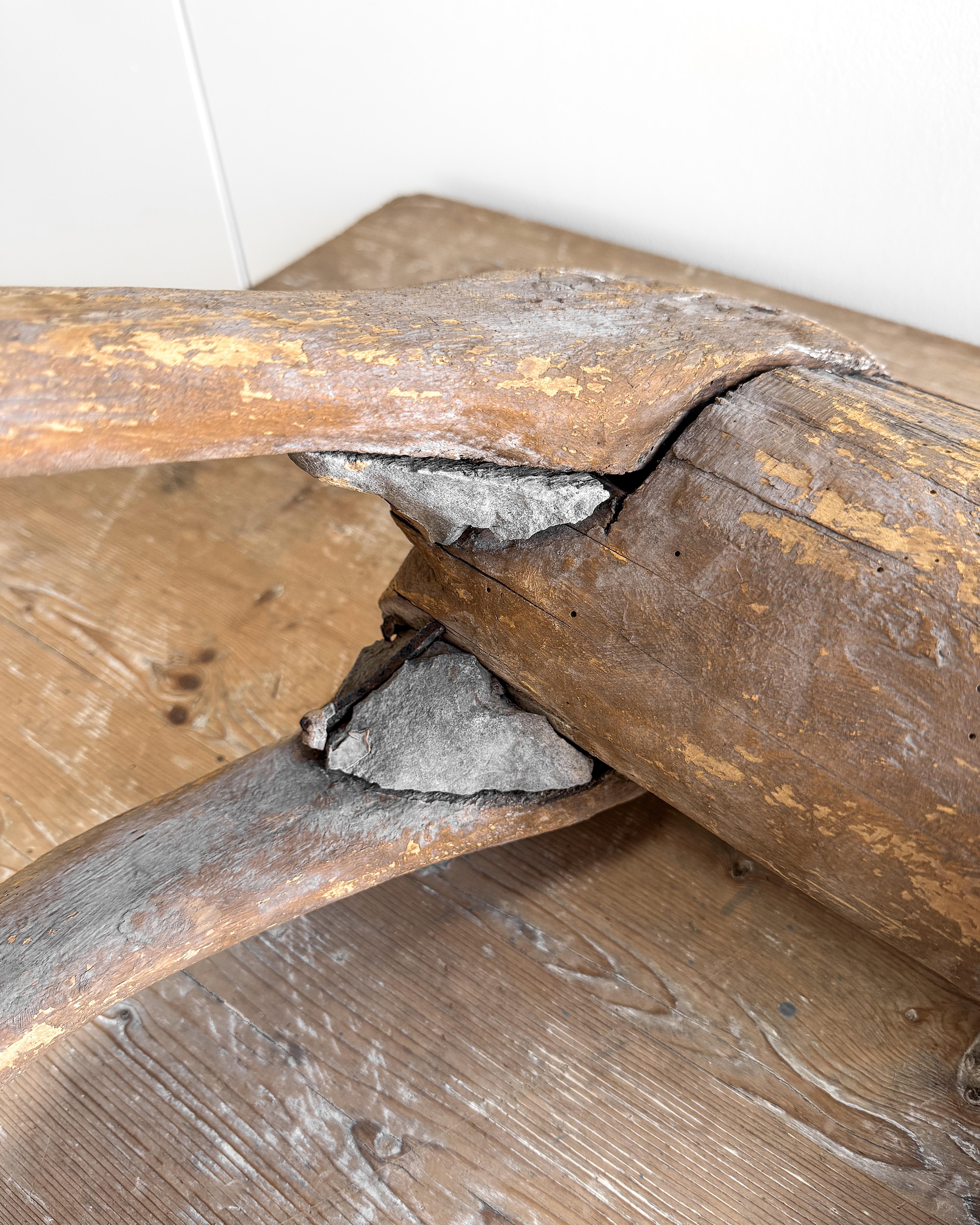 Gustavianisches Holzpferd auf Rädern aus dem 18. Jahrhundert im Angebot 15