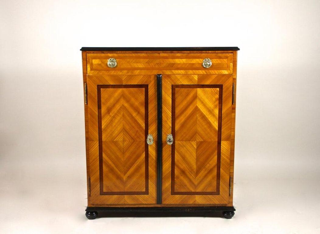 Remarkable late 18th Century halfcabinet or so-called 