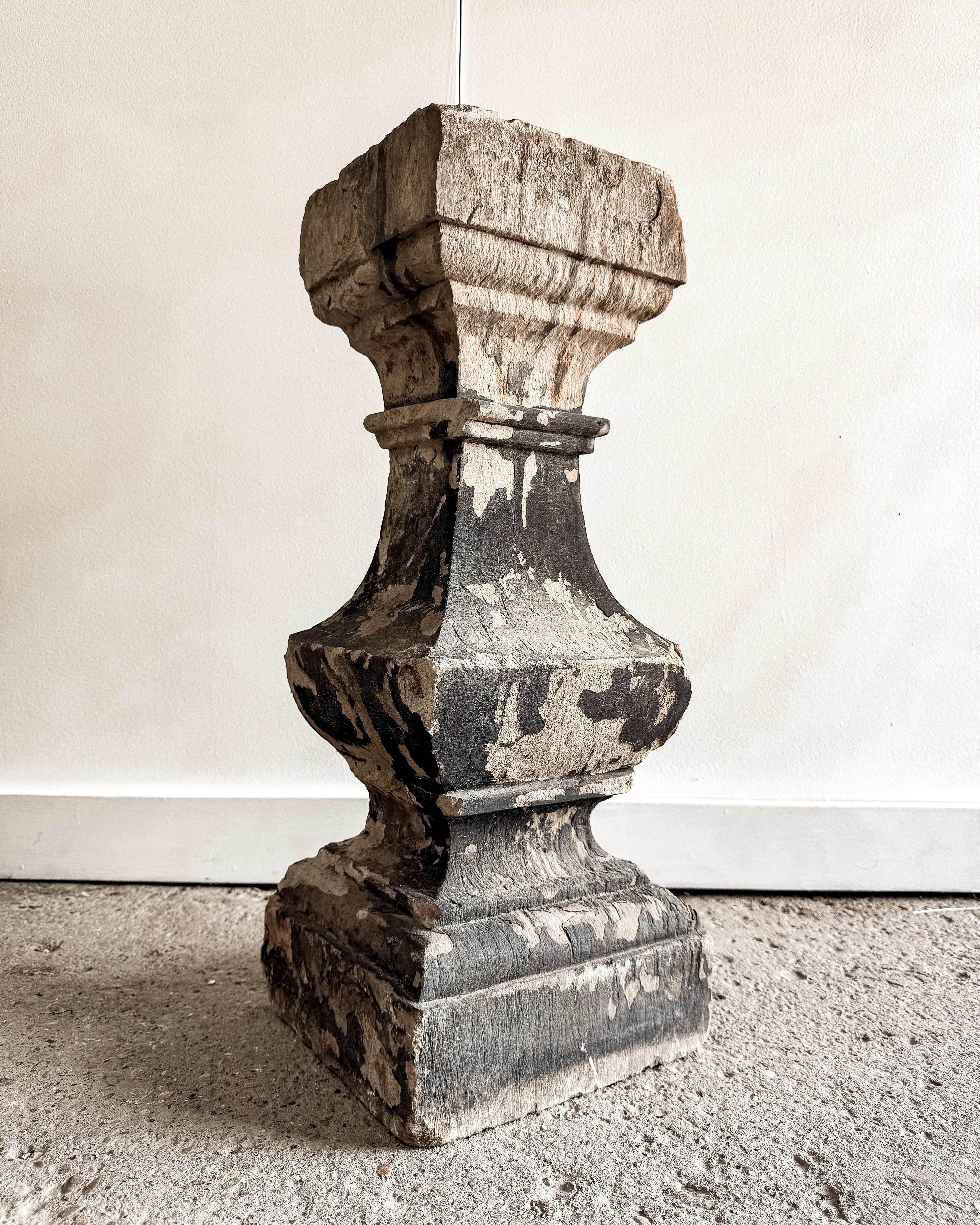 18th Century Hand-Carved Stone Balustrades For Sale 1