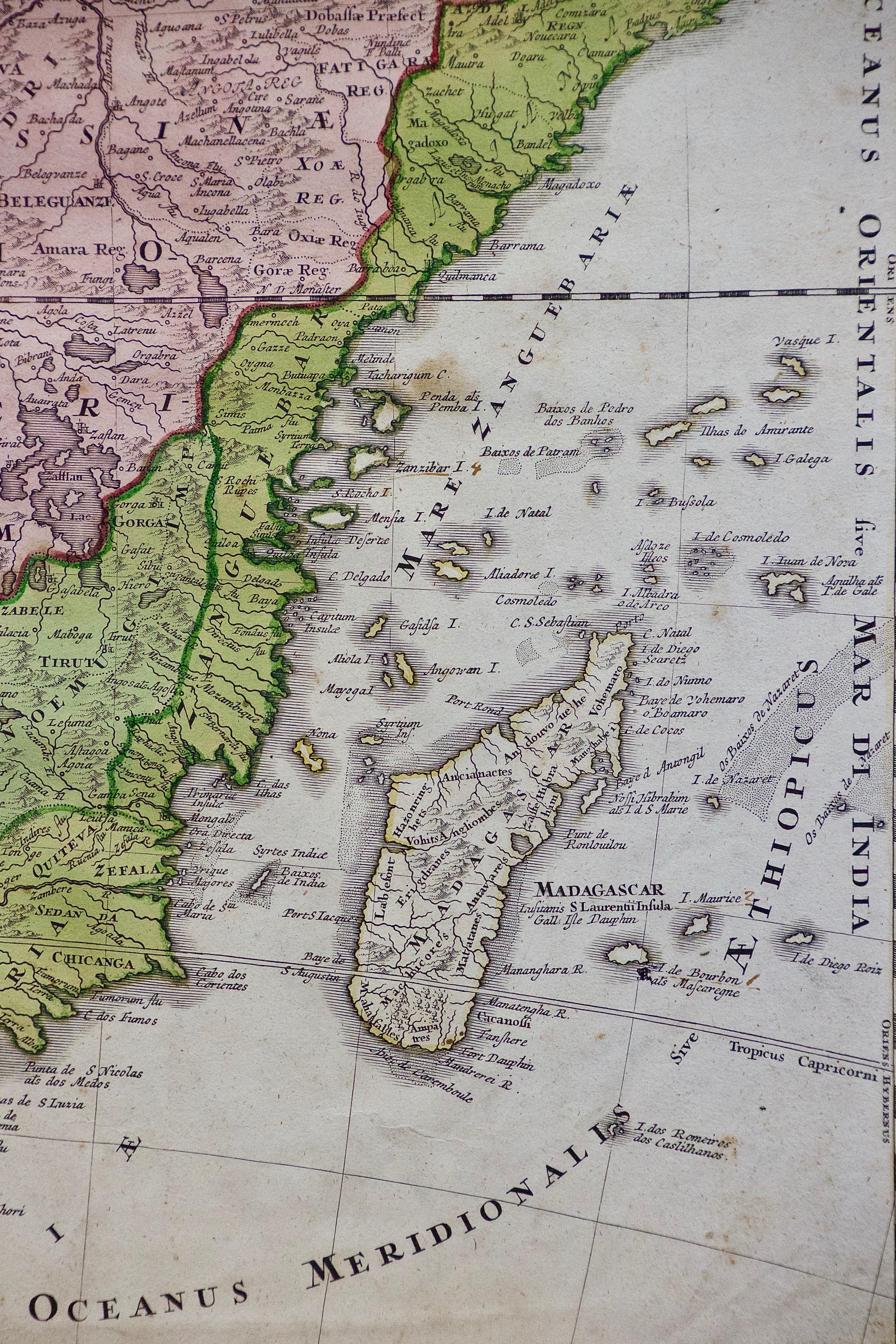 18th century africa map