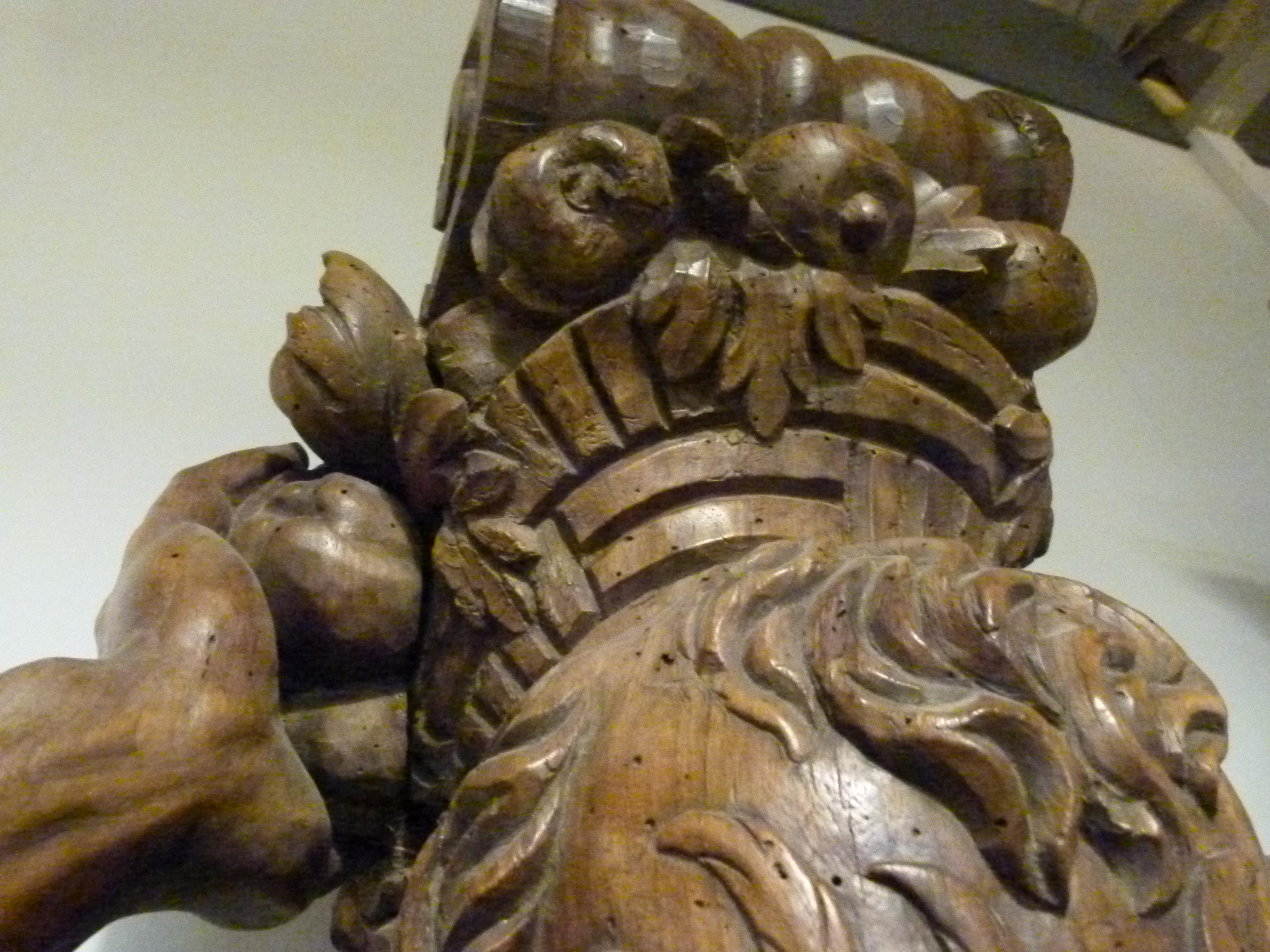 18th Century Handcrafted Wooden Atlantes from a Portuguese Galleon 14