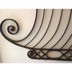 18th Century Hand-Forged Iron Entry Gate 'Top' from the Chateau of Licorne