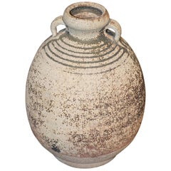 18th Century Hand Made Two Handled Vase, Cambodia