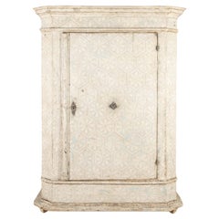 18th Century Hand-Painted Alsace Armoire