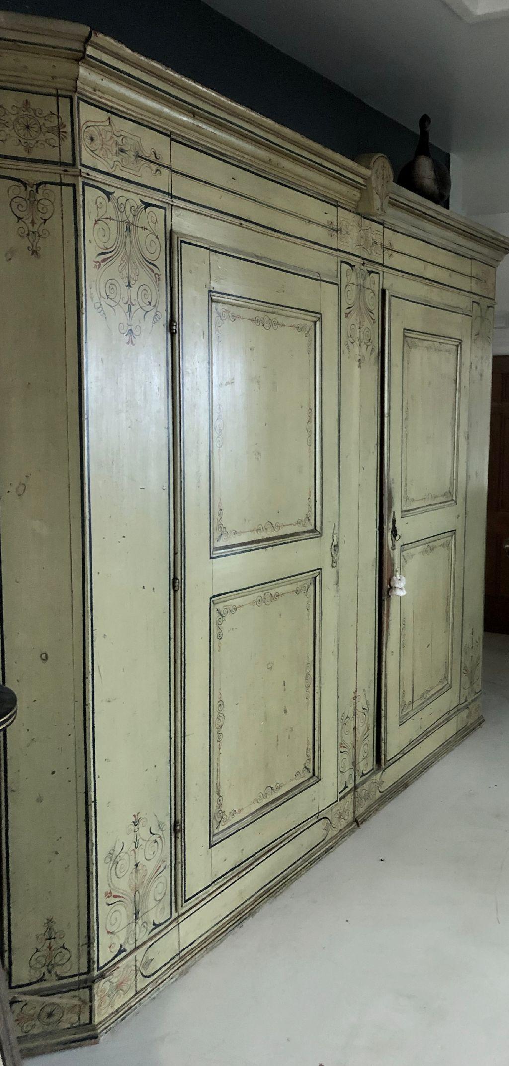 18th Century Hand Painted French Baker's Cupboard 3