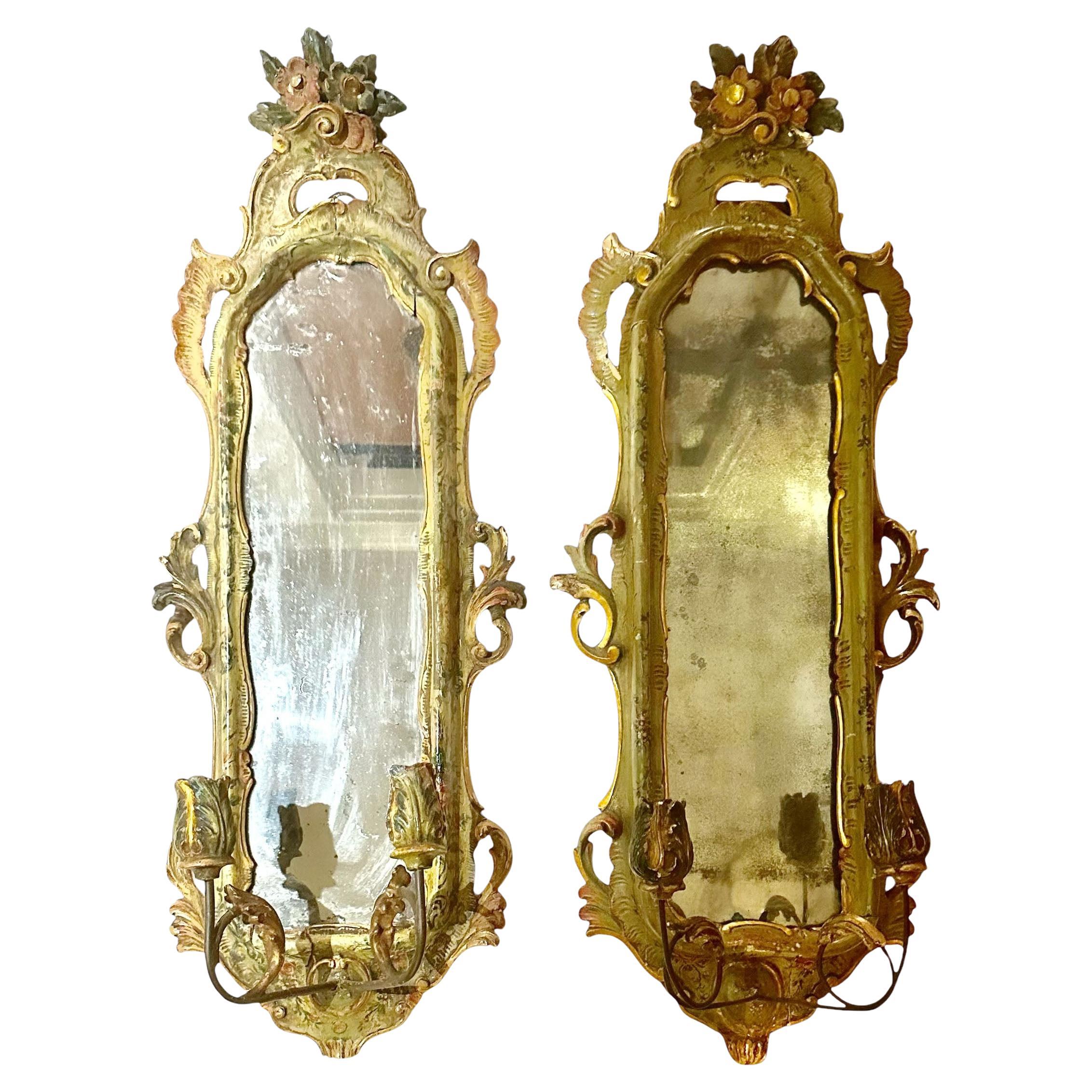 Mercury Glass Candle Holders