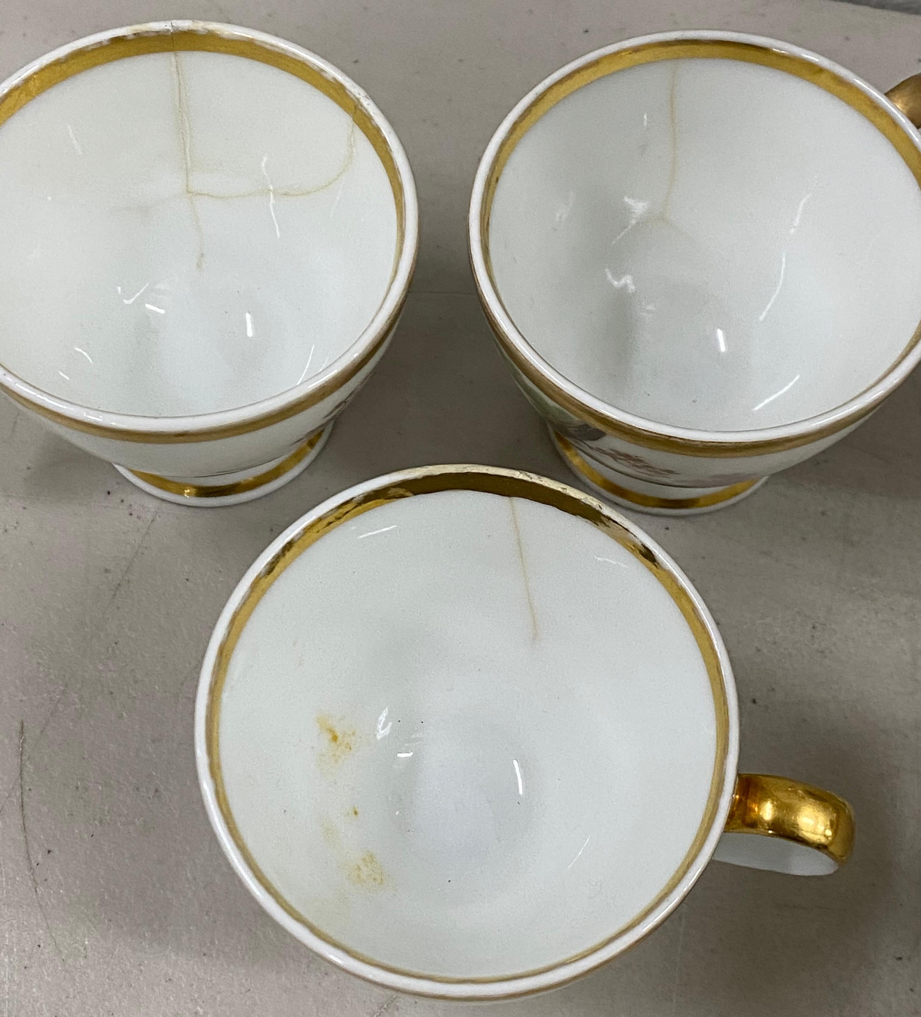 18th Century Hand Painted Porcelain Tea Set 3