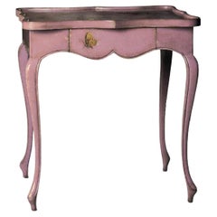Handbemalter Cremona Violet Certosa-Tisch im venezianischen Stil des 18. Jahrhunderts