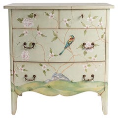 18th Century Hand-Painted Venetian Style Light Blue Dorsoduro Chest of Drawers