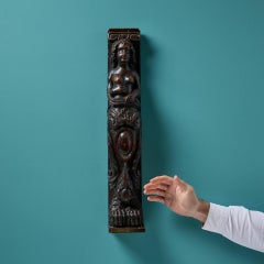 18th Century Handcarved Oak Caryatid