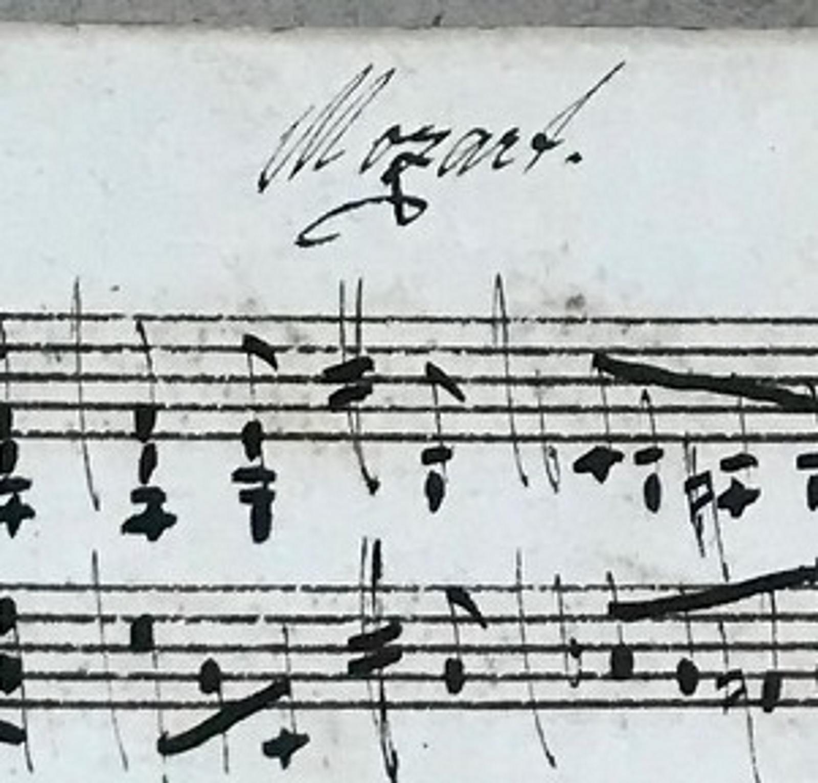 musique manuscrite du 18e siècle:: Manuscrit pour piano:: Mozart:: Pleyel 2