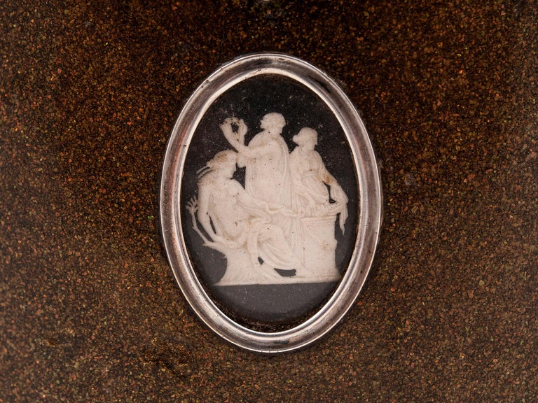 18th Century Henry Clay Papier Mache Tea Caddy For Sale at 1stDibs