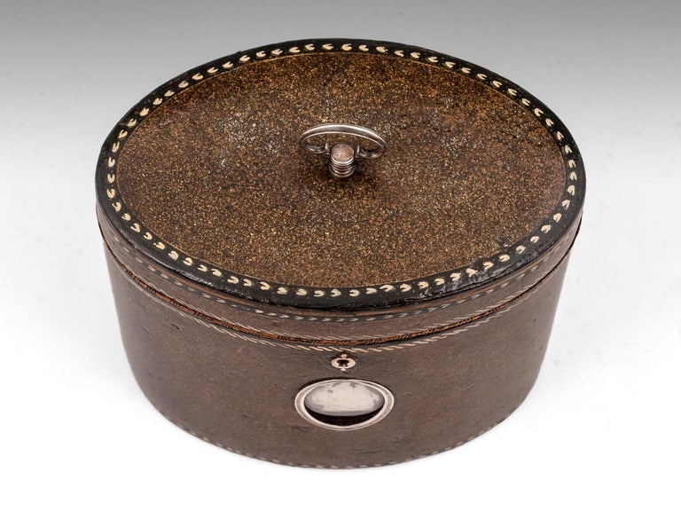 18th Century Henry Clay Papier Mache Tea Caddy For Sale at 1stDibs