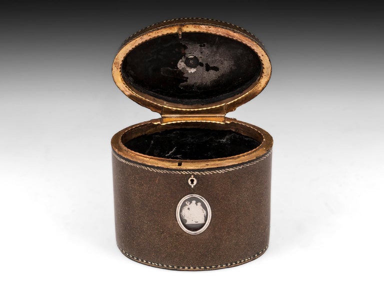 18th Century Henry Clay Papier Mache Tea Caddy For Sale at 1stDibs