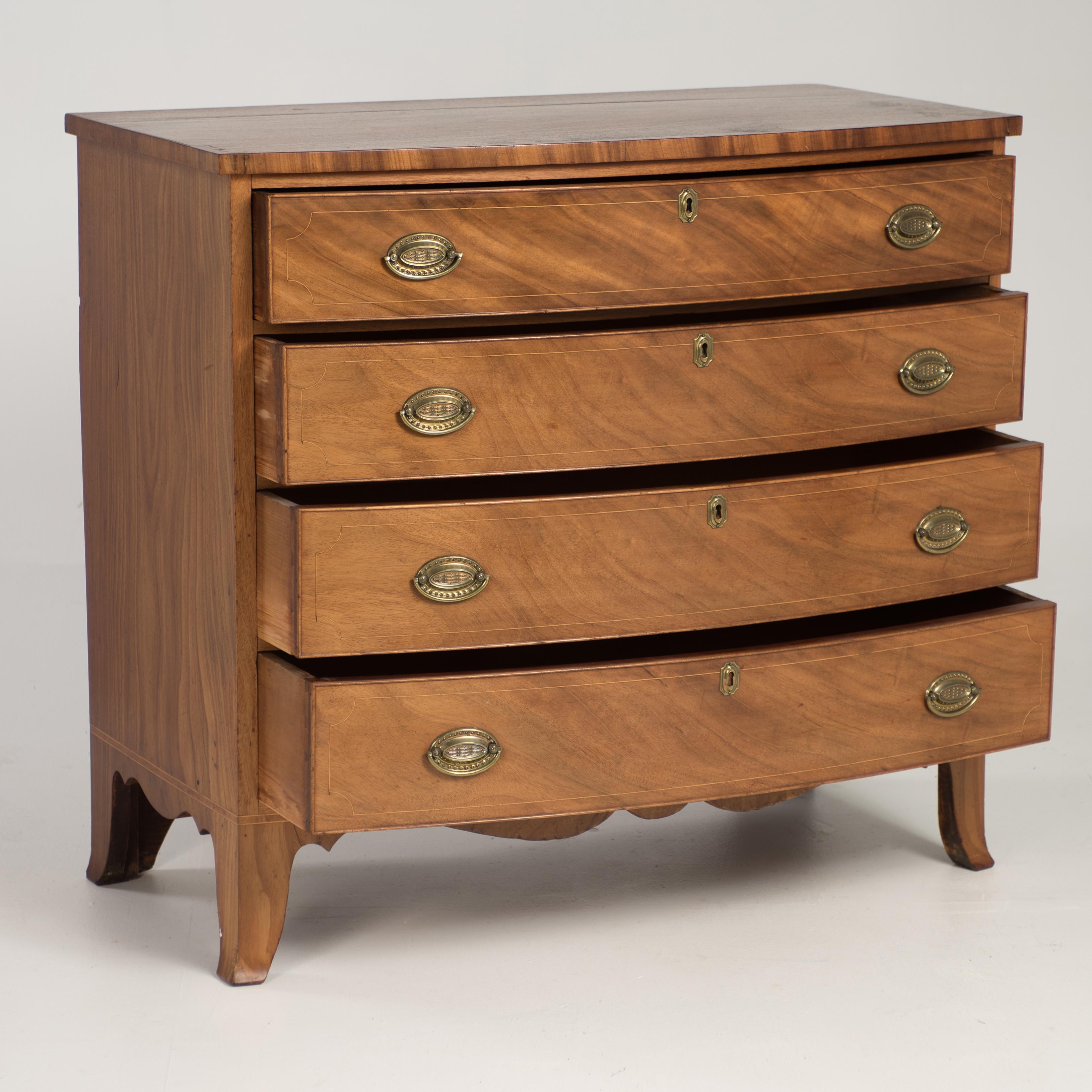 American 18th Century Hepplewhite Chest, circa 1790