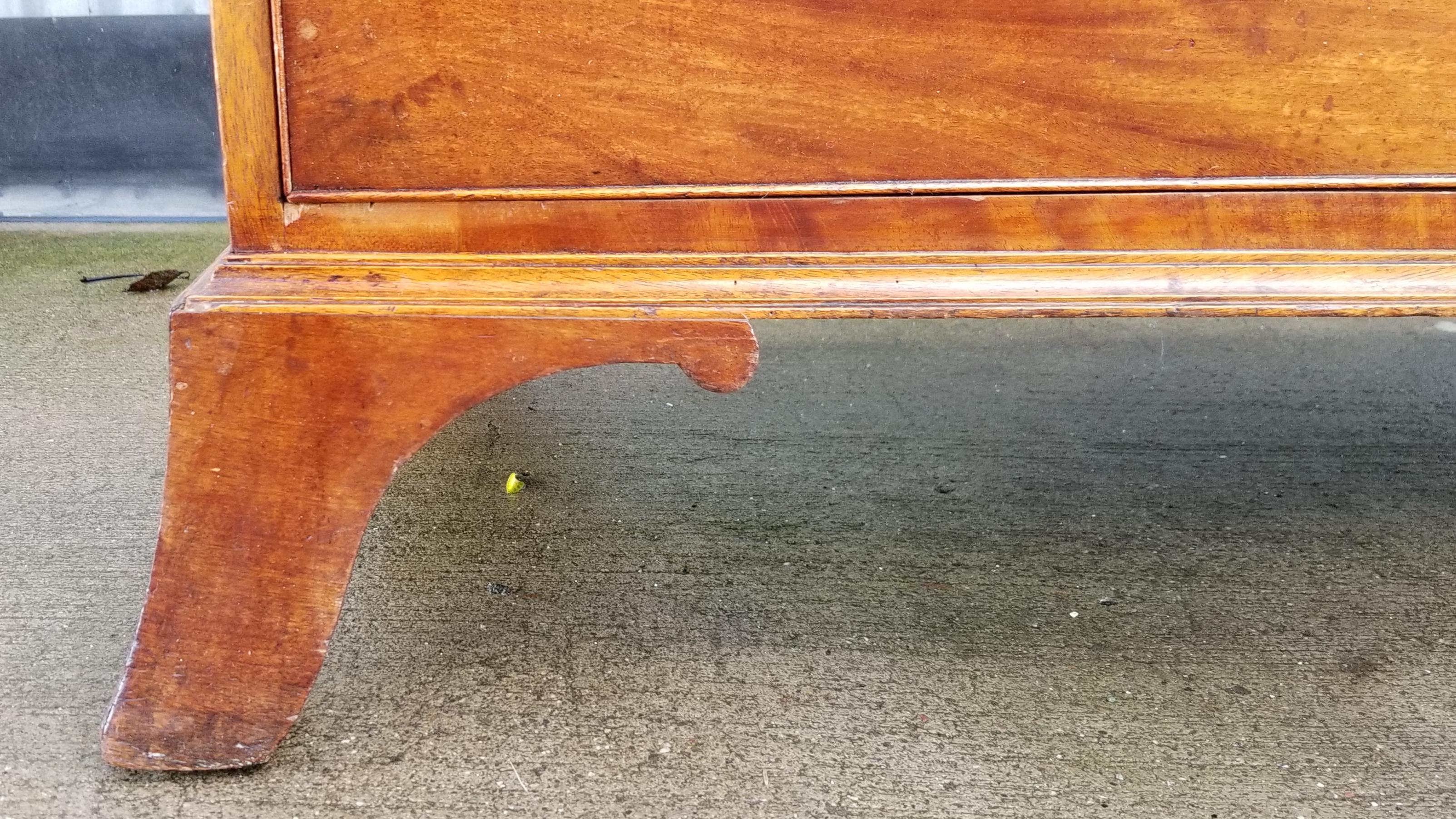 Brass 18th Century Hepplewhite Mahogany Chest