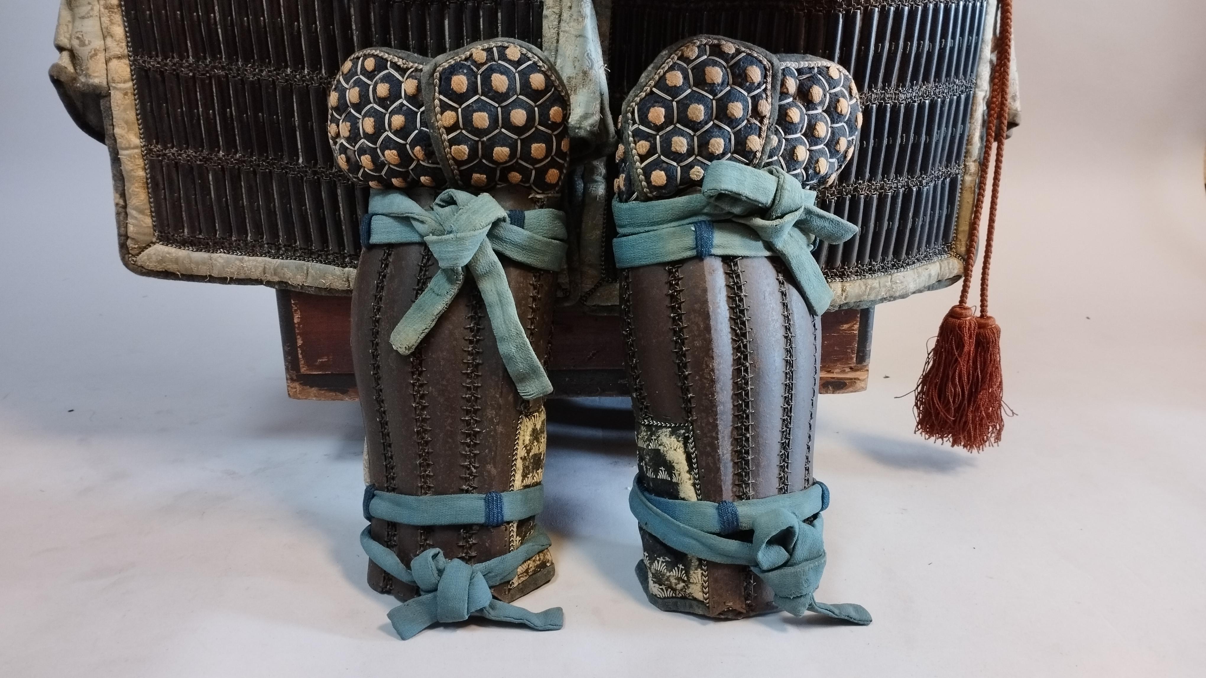18th Century Hirate Clan Samurai Armor with Signed Kabuto Helmet For Sale 3