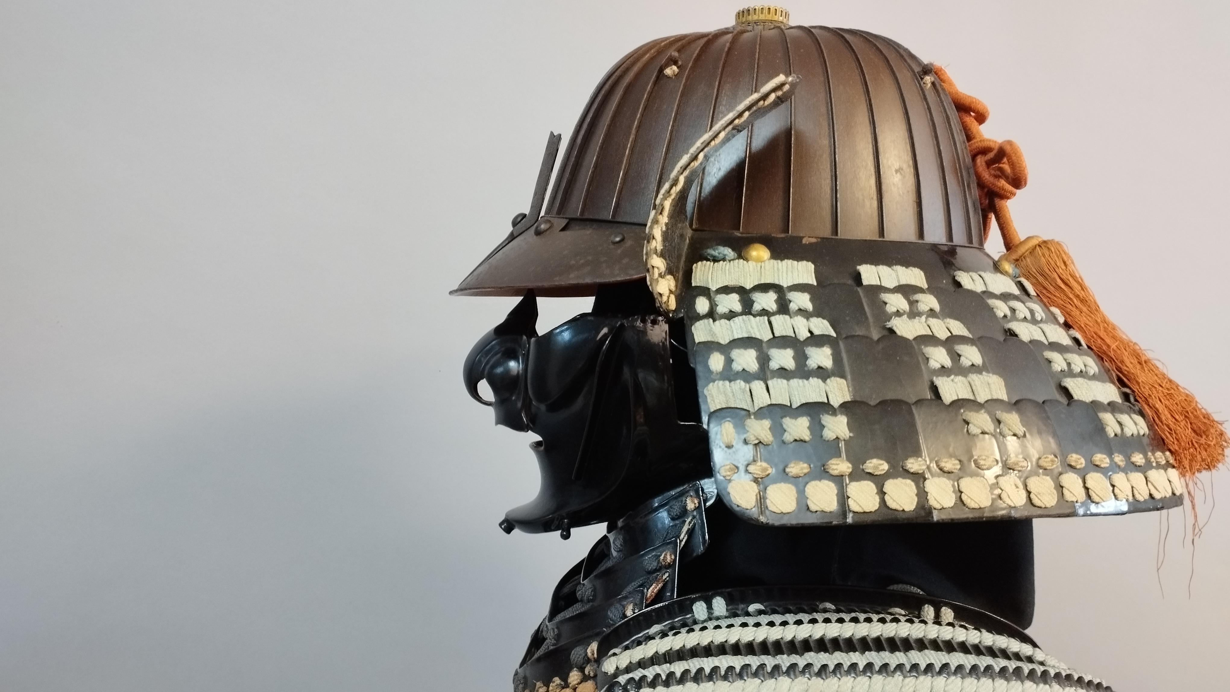 black samurai helmet