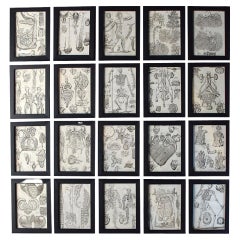 18th Century Human Body Medical Lithograph Prints