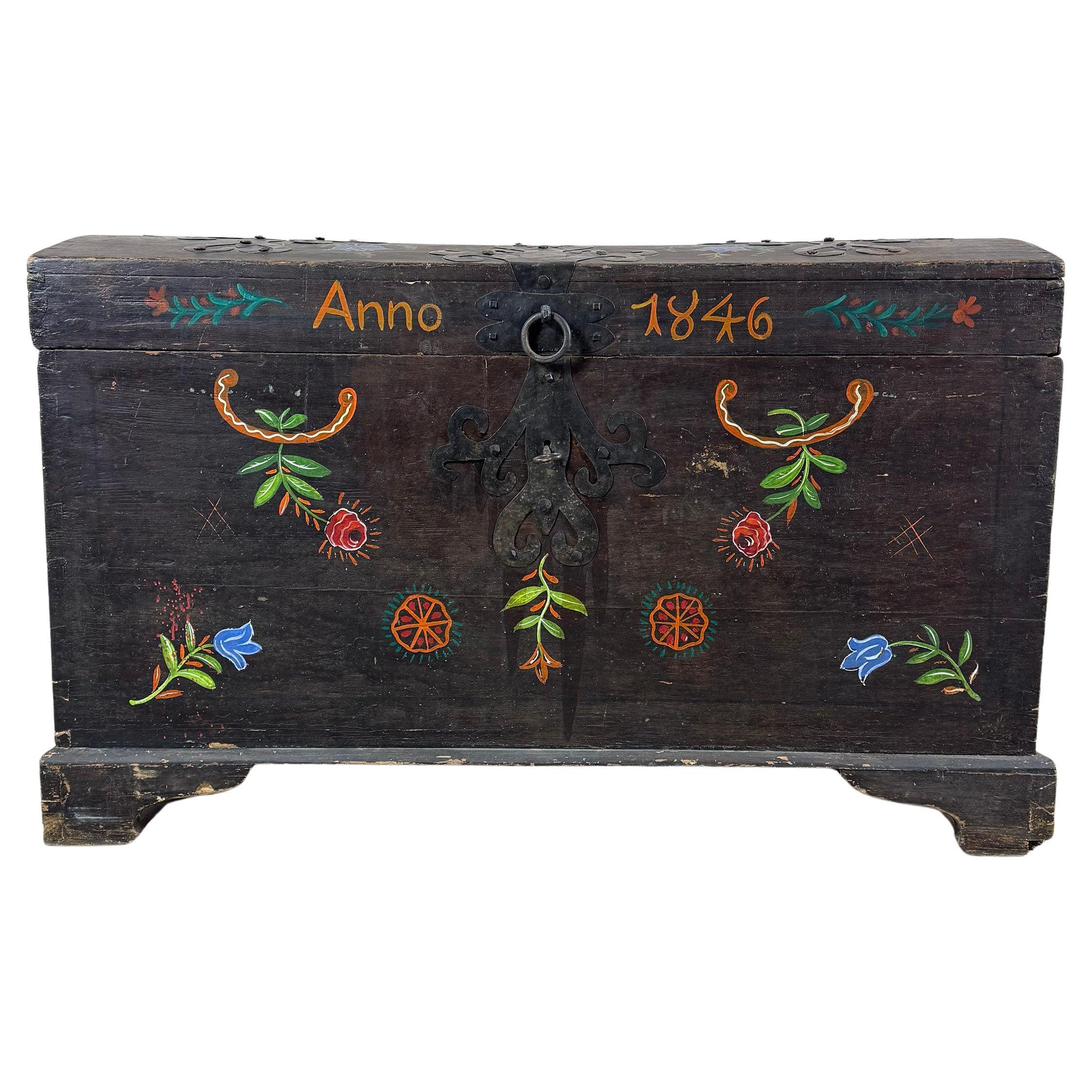 18th Century Hungarian Marriage Chest