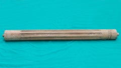 Colonne en teck indien du XVIIIe siècle