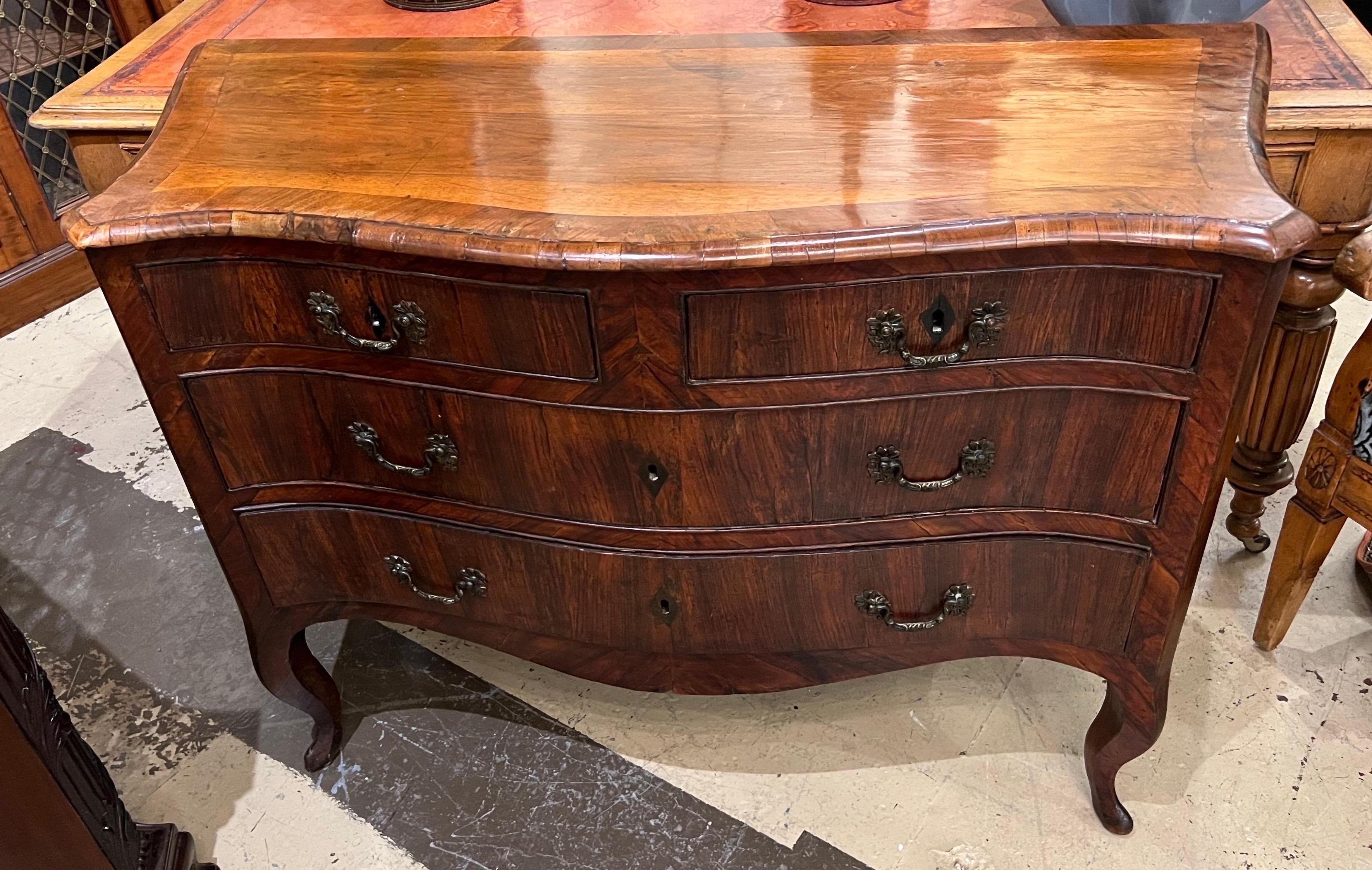 18th Century Inlaid Swedish Rococo Chest of Drawers In Good Condition In Charleston, SC