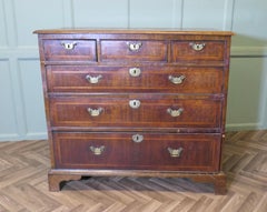 18th Century Inlaid Walnut and Satinwood Chest of Drawers