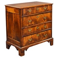Antique 18th Century Inlaid Walnut Chest of Drawers